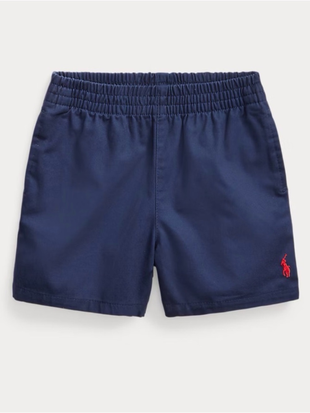 POLO Ralph Lauren Boys Navy Twill Pull On Cotton Shorts - 2/2T
